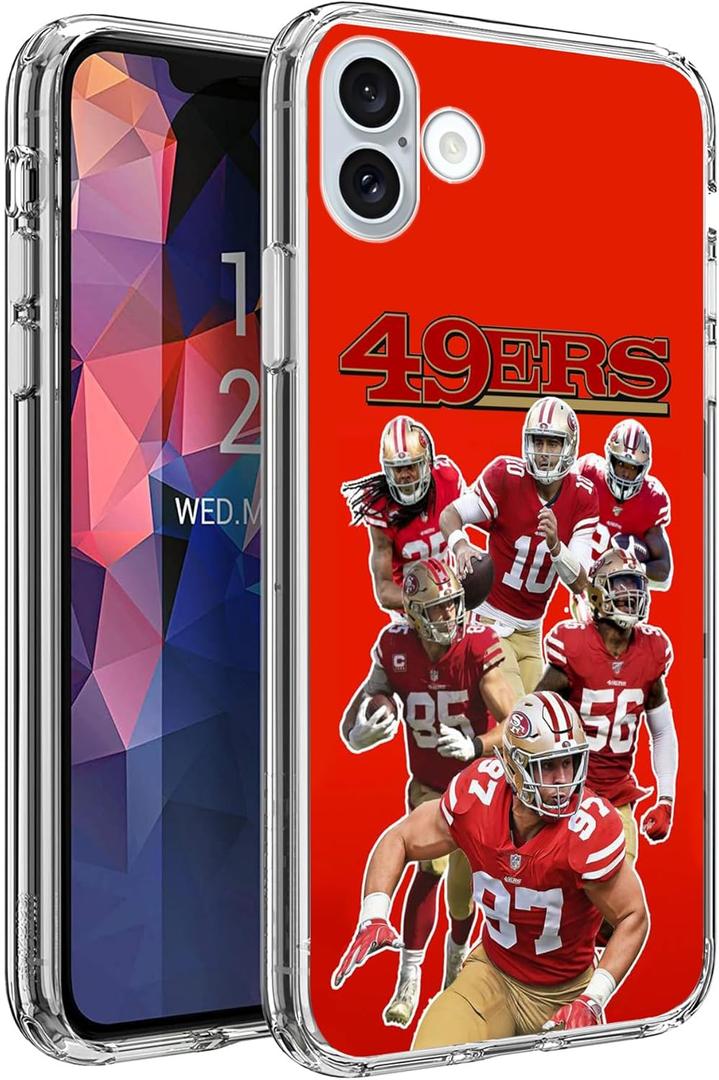 Compatible with iPhone 16 Case, Durable Full Body Protection, Soft TPU Shockproof Clear Case(San-Francisco-Bosa-2) (picture-8)