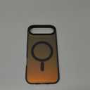 ORNARTO Compatible with iPhone Air Case 6.5", Electroplated Iridescent Gradient Cover, Compatible with MagSafe, Slim Rainbow Phone Case for iPhone 17 Air 2025  Midnight Black