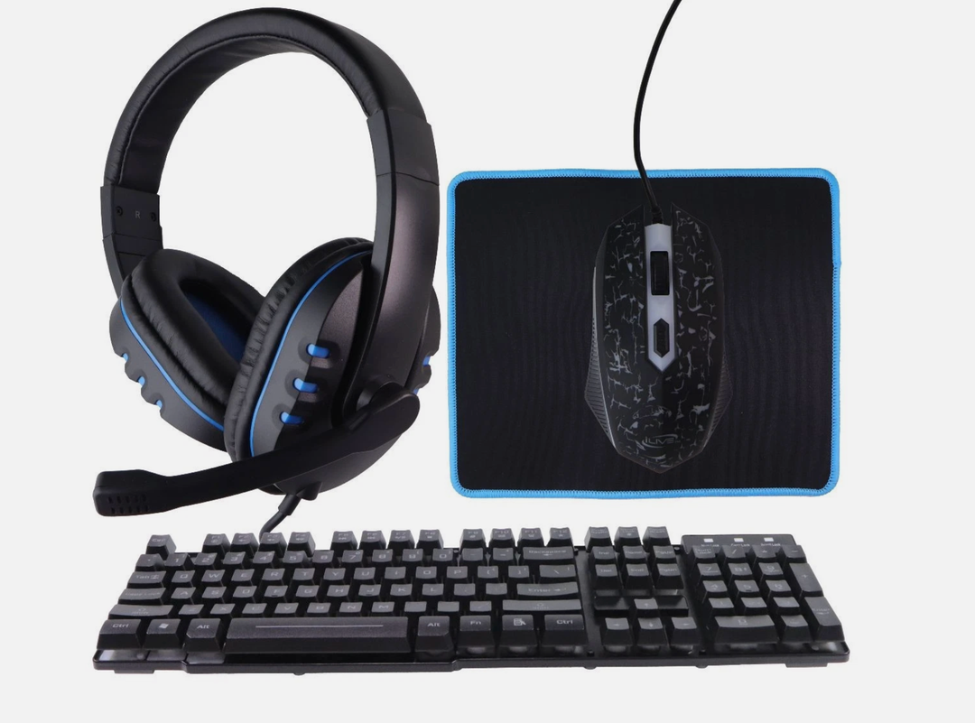 ILive Gaming Bundle Headphones, Keyboard, Mouse+Pad
