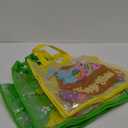 JOYIN 3 Pcs Easter Party Favor Supplies Gift Bags For Kids, 13" x 13" x 4" Big Size Non Woven Goodie Reusable Easter Rabbit Bunny Party Treat Bags with Handles for Egg Hunt