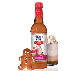 Gingerbread Flavored Syrup, Sugar Free by Jordan's Skinny Mixes, BBD: 06/11/2027