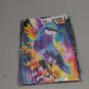 iPad (A16) 11th Generation Case, iPad 10th Generation Case with Pencil Holder Women Girls Shockproof Multi-Angle View Adjustable Stand Magnetic Closure/Card Slots/Auto Wake Sleep, Flowers Hummingbird