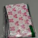 10 Pcs Pink Bow Makeup Bag Coquette Pink Bow Cosmetic Bag for Women Bow Themed Travel Zipper Pouch Coquette Party Favor for Birthday Christmas Graduation