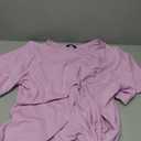 Dokotoo Womens Oversized T Shirts Loose Fit Crewneck Short Sleeve Tops Summer Casual Blouse Y2K 2026 High Low Lightweight Thin Basic Tee Uneven Hem Solid Color Women's T-Shirts Purple X-Large