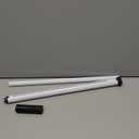 AceMining Sliding Door Security Bar,Heavy Duty Sliding Patio Door Lock Bar, 20-50inch Adjustable Multi-use Window Security Bars, Sliding Door Stopper,White,1Pack