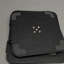 Adjustable Laptop Stand, Computer Stand with 360 Rotating Base, Ergonomic Laptop Riser Mount for Desk Foldable Protable Computer Desk Fits with MacBook Pro Air (10-16") - Black