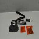 Tactical Modular Holster Adapter with QLS kit, Drop Leg Holster Platform with Leg Strap Police Gear (BK)