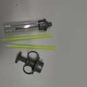 Light Up Injector Prop with 2 Glow Sticks Spooky Halloween Costume Accessory for Mad Scientist, Plague Doctor & Haunted House Decor