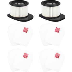 Replacement Filter Compatible with Shark UZ565H,IZ862H,IZ800,IZ840H,IZ562H,IZ540H,Cordless Pro Vacuum,Part # XPSMFIZ700 & XFFKIZ700