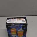 CPPSLEE Upgraded LED Flame Light Bulbs, 4 Modes Flickering Light Bulbs, E26 Base Fire Flame Bulb for Christmas Decorations Outdoor, Halloween Lights Patio Indoor Home Decor (Yellow, 2 Pack)