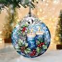 Christmas Ornaments, Jocidea Christmas Decorations for Tree, Christmas Tree Ornaments, Christmas Keepsake Gifts - Candle