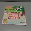 Farm Animal Wooden Puzzle for Toddlers 1-3, Sensory Montessori Toy Classroom Preschool Learning Activities Educational Toy Christmas Stocking Stuffer Gift for Girls 3-5, Boys 2 3 4 5 Year Old Baby