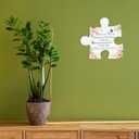 2 x Gifts for Bonus Mom from Daughter Son, Bonus Mom Puzzle Piece Gift, Mothers Day Gifts, Gifts for Mom, Stepmom Birthday Gifts, New Mom Gifts, Wood Plaque Sign Gift Ideas for Stepmother