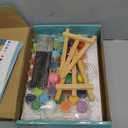 8 Packs Predrawn Canvas for Painting Kids Paint Canvas for Kids, 48 Paints, 8 Brushes 2 Easels, 8 6x8 Printed Canvas for Girls Boys and Beginners