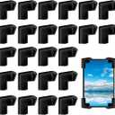 24Pcs Foam Protection Corner for Mirror TV Picture Frame,Packing Foam Corner Protectors for Shipping Moving,Edge Protection for Packing Fragile Artwork(Black)