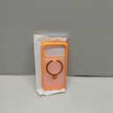 TORRAS Q3 Spin for iPhone 17 Pro Max Case with 360 Magnetic Stand, Wireless Charging Compatible, Hard PC Case for 17 Pro Max Phone Case with Stand, Translucent Cosmic Orange