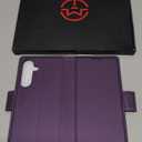 for Samsung Galaxy S25 Case Wallet with RFID Blocking Card Holder, PU Leather Kickstand Protective Flip Phone Cover Fit for Galaxy S25 6.2", Purple