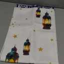 OLEEK Ramadan Table Runner Set - 4 Ramadan's Pillow Covers 20x20- Ramadan Decorations for Home 2026 - Ramadan Table Decor - Ramdan Decor - Ramadan's Decorations for Table - Ramdan Gifts