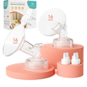 16mm Flange and Duckbill Valve for S1/S2/9+, Flange Inserts for Spectra Replacement Pump Parts (2-Pack) - Not Original Spectra Accessories