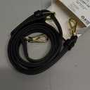 Allzedream Leather Purse Strap Replacement Crossbody Handbag Long Adjustable (Black)