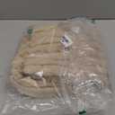 MADIZZ Set of 2 Faux Wool Plush Decorative Throw Pillow Covers 18x18 Inch Brown Fluffy Striped Soft Decorative Cushion Cover for Sofa Bedroom Pillow Shell