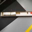 52" Bifold Sliding Barn Door Hardware Track Kit,Side Mounted Black J Shape Roller,Smoothly and Quietly,Assembly Easy,Fit Four 12" Bi-Folding Doors (Door Not Included)