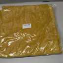 Pack of 2, Chenille Throw Pillow Covers 24x24 Inch Mustard Yellow Decorative Pillowcase Boho Farmhouse Cushion Covers Soft Couch Cushion Case for Couch Sofa Bedroom Living Room