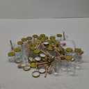 Aliggbent 35 Pack Small Honey Jars for Party Favors in Bulk, 4 oz Mini Hexagon Glass Honey Jars with Dippers, Lids, Cute Stickers, Bee Charms, Gift Bags & Jute for Baby Showers, Weddings, Birthdays