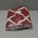 SHACOS Door Mats 24"x36" Non Slip Washable Doormats Rubber Backing Entryway Front Door Entrance Entry Rug Floor Mat for Home Kitchen Laundry, Red