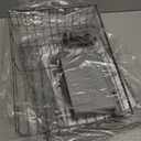 Small Dish Drying Rack, Space Saving Dish Racks for Kitchen Counter, Kitchen Organizer Dish Drainer with Cutlery Holder for Spoons and Forks, 11''W x 15''L, Gray