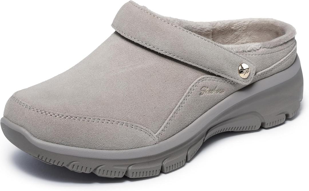 Skechers Women's Easy Going - Distinctive Charm (7, Taupe)