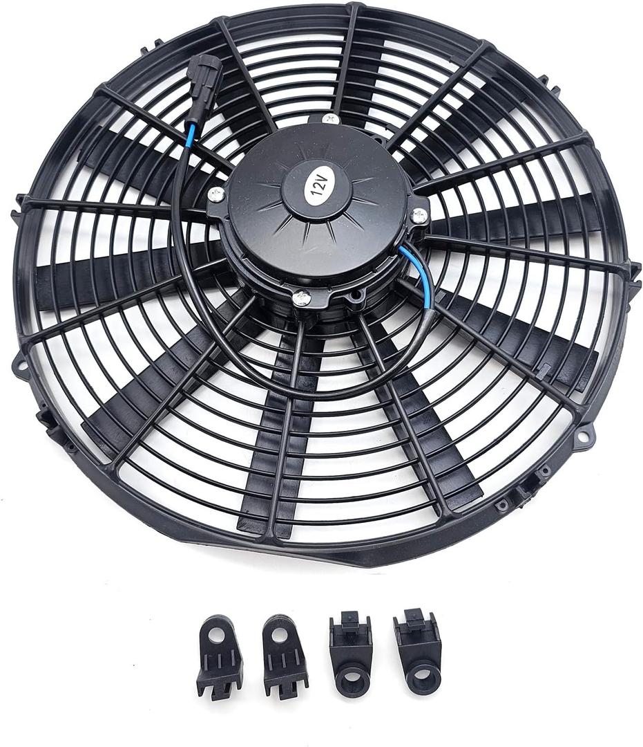 New VA08-AP70/LL-23MA 14"S/12V Electric Puller Fan Fits For Spal 30102041