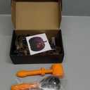 Fenvella Pumpkin Carving Kit for Kids with Hammer, 25 PCS Pumpkin Carving Tools Heavy Duty Stainless Steel Pumpkin Carver Set, Halloween Pumpkin Carving Stencils, Safe Carving Tools Kit for Adults