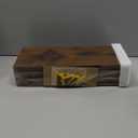 BAYKA Floating Shelves Bathroom for Wall  Shelf Over Toilet Farmhouse Rustic Wood for Bedroom, Kitchen, or Living Room Decor Organization Display Shelving  Rustic Brown, Set of 3 (15.7inches)