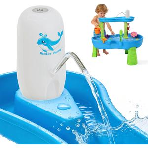 Cordless Water Table Pump for Kids,Water Table Pump for Step 2, Toddler Activity Table Accessory, Summer Outdoor Toys for Kids
