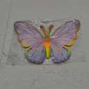 Geyee 10 Pcs Large Butterfly Centerpieces for Tables Butterfly Party Decorations 3D Paper Table Toppers Centerpieces Wall Decor for Birthday Baby Shower Wedding Party Supplies(Purple)