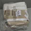 4 Pack Storage Baskets for Organizing, 13"X9"X7.87", Decorative Cotton Rope Baskets for Shelves, Small Woven Basket for Toys, Books and Towels, Brown & White