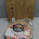 Round Charcuterie Board with Clear Lid, Travel Picnic Portable Cheese Board Charcuterie Boxes, Meat Fruit Serving Tray Platter, House Warming Gifts New Home, Gifts for Women, Black, 1 Compartment