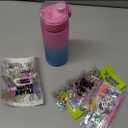 Dan&Darci Decorate Your Own Glow-in-the-Dark Water Bottle Kit for Girls - Birthday Gifts for Girl Ages 4-6 5-7 6-8 - 4 5 6 7 8 Year Old Birthday Gift Ideas - Arts and Crafts for Kids Age 6-8
