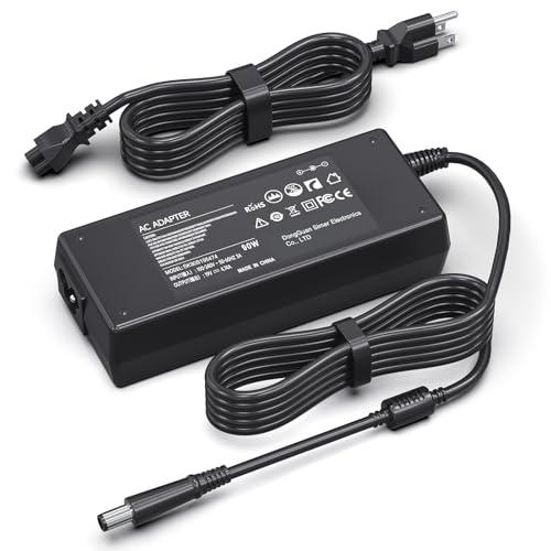 90W Power Cord for HP Pavilion All-in-One Desktop Charger HP 18'' 19'' 20" 21" 32" HP Pavilion (N193) 20" 23'' PC 18-5110 19-2304 20-B010 20-B013W Monitor Charger Gaming Power Supply