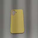 ORNARTO Compatible with iPhone 16 Case 6.1", Slim Liquid Silicone 3 Layers Full Covered Soft Gel Rubber Shockproof Phone Case, Protective Cover with Anti-Scratch Microfiber Lining-Buttercream Yellow