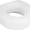 Raised Toilet Seat, Toilet Seat Riser, Elevated Toilet Seat with Safety Lock System for Elderly Disabled and Post Surgery Patients