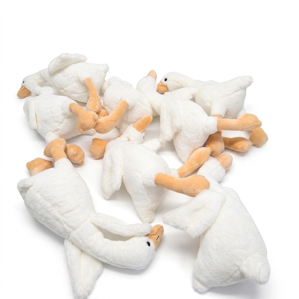 Duck Plush Toy, Size 16", 8 pcs