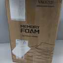 Dual Layer 3 Inch Memory Foam Mattress Topper Queen Size, 2 Inch Cooling Gel Memory Foam Plus 1 Inch Pillow Top Mattress Pad Cover, with 8-21 Inch Deep Pocket