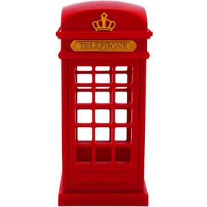 Vintage Telephone Booth Designed USB Charging LED Night Lamp Retro Classic Booth Rechargeable LED , Night Light Touch Sensor for Home Decoration