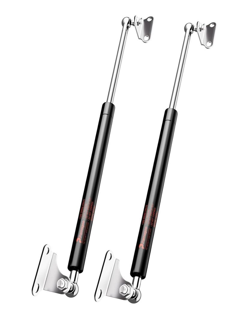 36 Inch 200 Lbs 890 N Gas Strut, 2Pcs 36" Shocks with Mounting Brackets for Heavy Duty Lid Cover RV Bed Basement Hatch Floor Door Trailer Spring (160-200lbs)