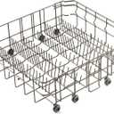 2026 Upgraded DD82-01384A Dishwasher Lower Rack Replacement for Samsung Dishwasher Parts 22.4" x 20.5" DW80M2020US DW80R2031US DW80R2031UG DW80N3030UW Samsung Dishwasher Lower Dishrack Bottom Rack