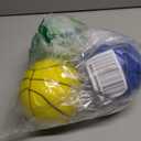 Dilabnba 5'' Mini Foam Basketball for Kids Adult, Toddlers Ball for Indoor Outdoor, Lightweight and Soft Replaceable Basketballs for Mini Hoop Enthusiasts (3PCS)