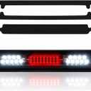 All-in-one LED 3rd Third Brake Light Cargo Light Upgraded Version High Mount Stop Light For 2015-2022 Chevy Colorado GMC Canyon,Chrome Housing Smoke Lens