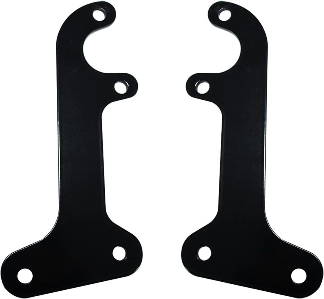 2 x Tail Light Brackets for 1953 1954 1955 1956 Ford F100 Pickup Truck,Model A Lights,Street Rods,Hot Rods,CustomFits Both Passenger and Driver Side (Black Finish) - Tail Light Bracket